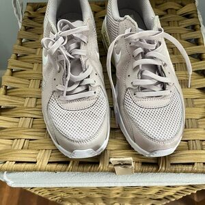 Light Pink Mesh Sneakers